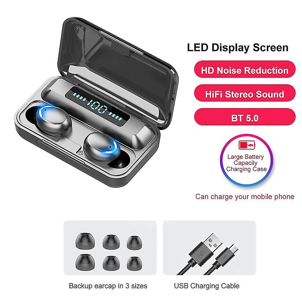 Foto 3 pulgar | Auriculares Deportivos Inalámbricos Bluetooth 5.0 True - Venta Internacional.