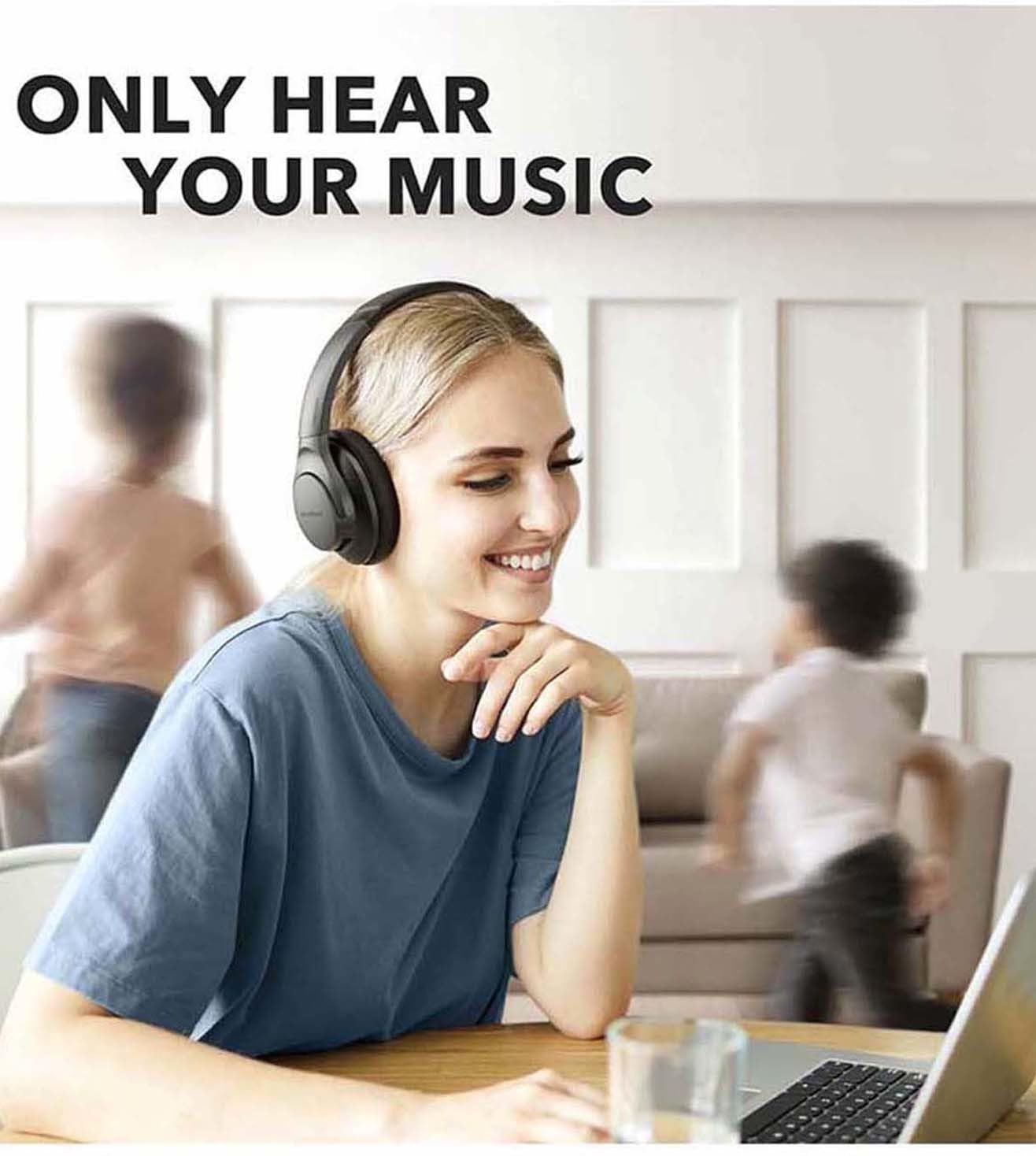 Foto 4 pulgar | Auriculares Soundcore Anker Life Q20 Hybrid Bluetooth Para Colocar Sobre Las Orejas - Venta Internacional.