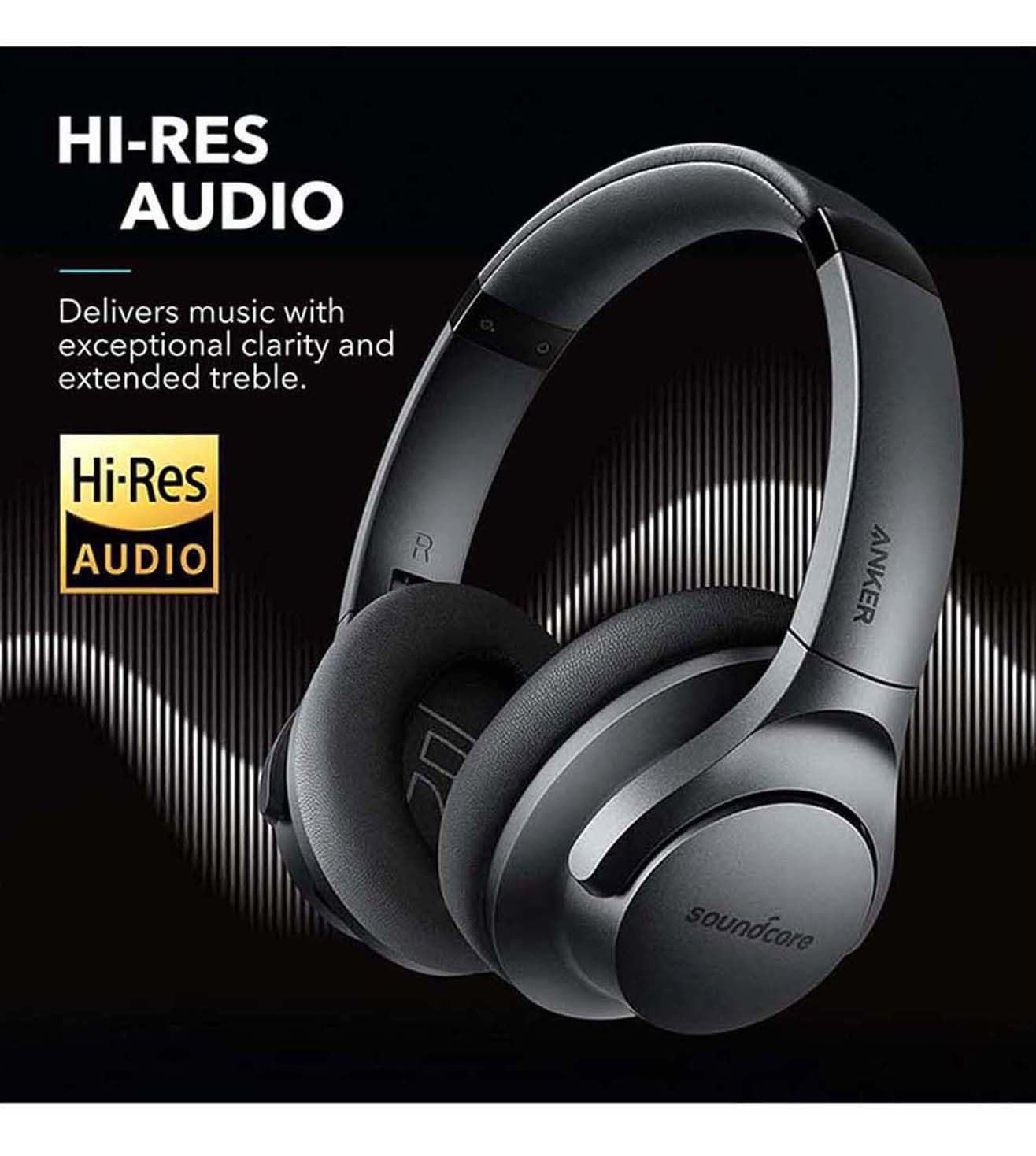 Foto 5 pulgar | Auriculares Soundcore Anker Life Q20 Hybrid Bluetooth Para Colocar Sobre Las Orejas - Venta Internacional.