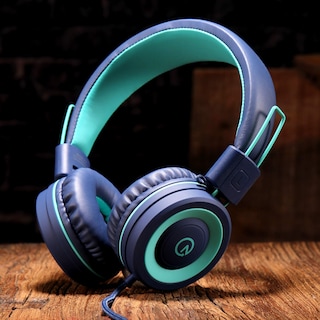 Foto 6 | Auriculares Noot Products K11 Estéreo Plegables Para Niños, Azul Marino Y Verde Azulado - Venta Internacional.
