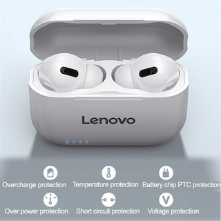 Foto 3 | Auriculares Bluetooth Lenovo Inear Touch Con Color Blanco - Venta Internacional.