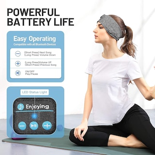 Foto 4 | Diadema Deportiva Bluetooth Con Auriculares Inalámbricos Para Dormir - Venta Internacional.
