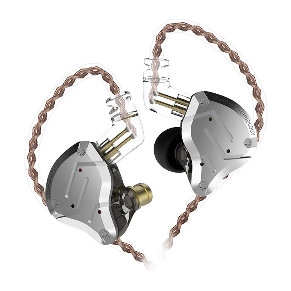 Auriculares Con Monitor Intraural Earbuds Kz Zs10 Pro 5, Color Negro - Venta Internacional.