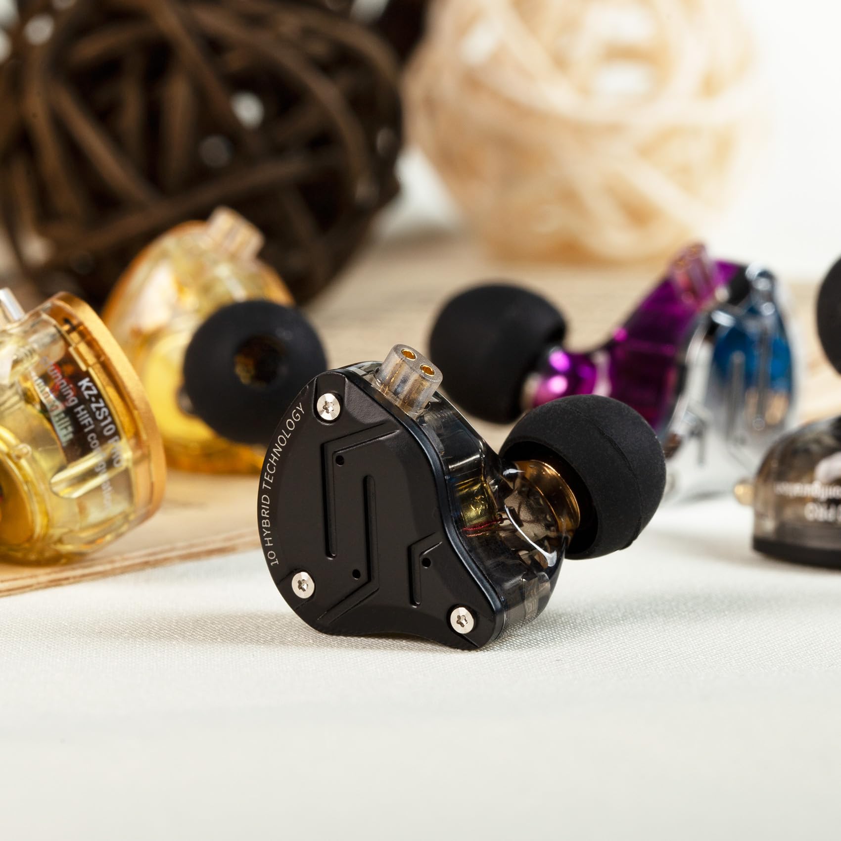 Foto 7 | Auriculares Con Monitor Intraural Earbuds Kz Zs10 Pro 5, Color Negro - Venta Internacional.