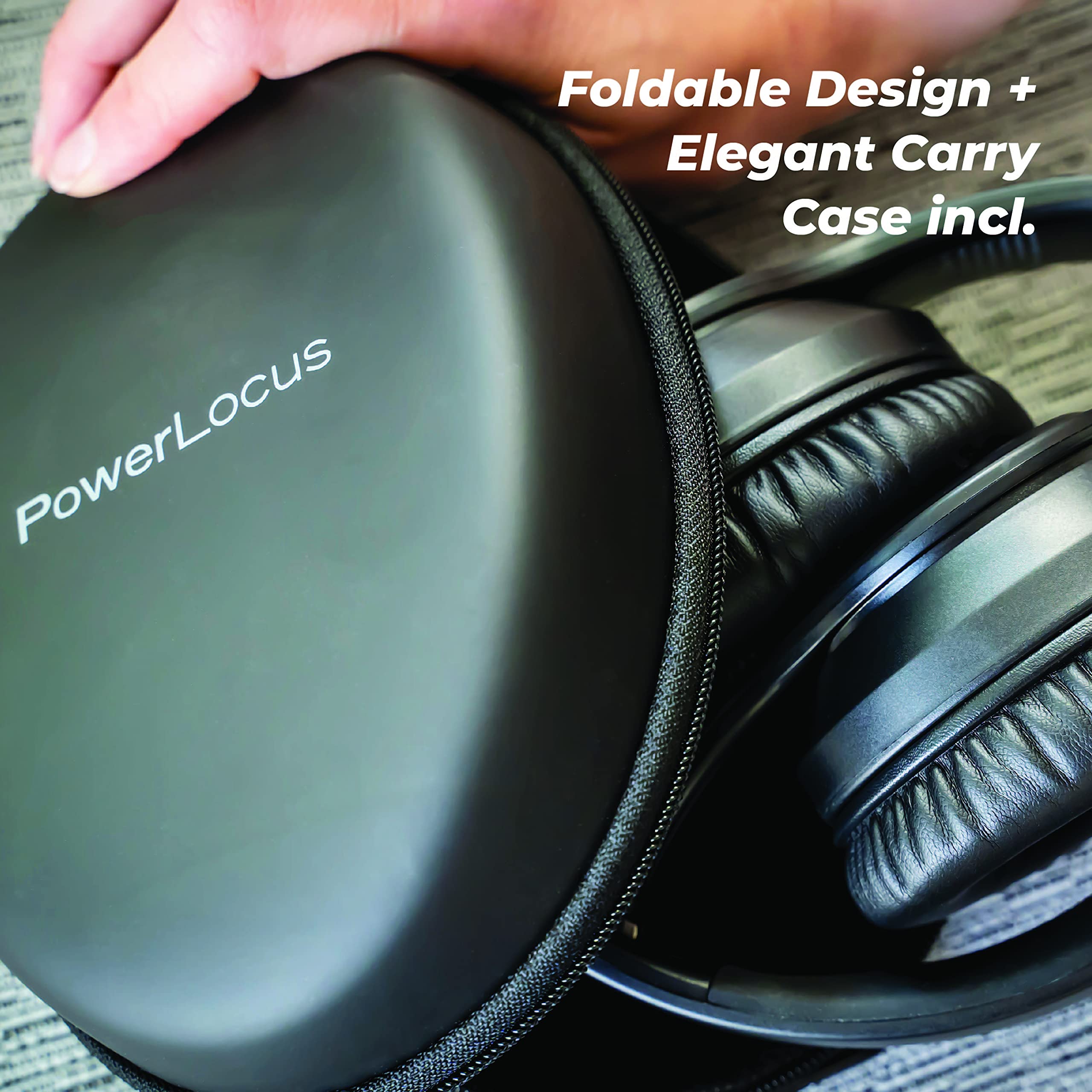 Foto 7 pulgar | Auriculares Powerlocus Con Cancelación Activa De Ruido Para Colocar Sobre La Oreja - Venta Internacional.