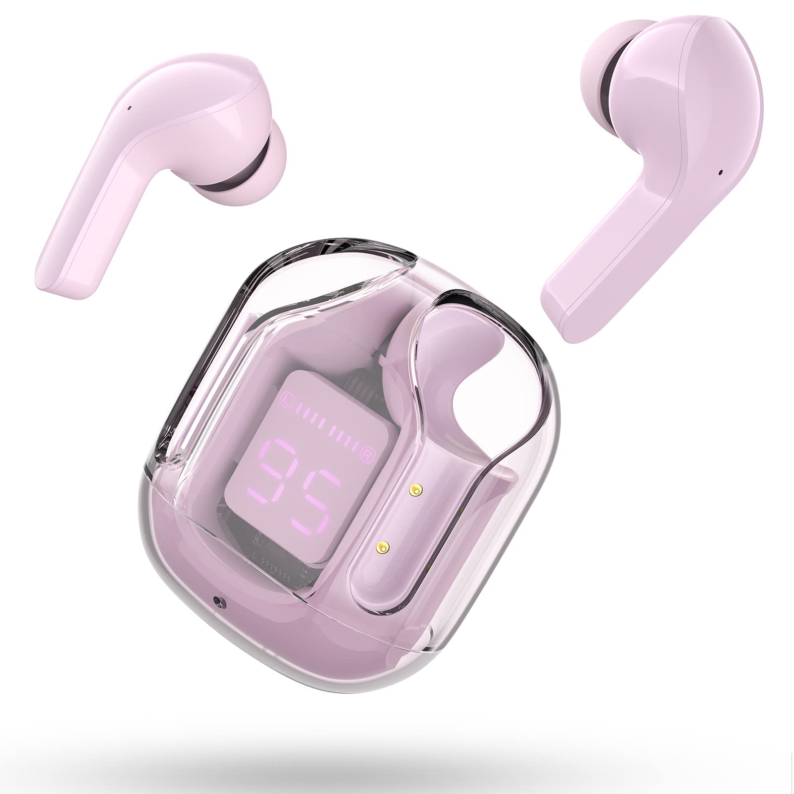 Foto 2 pulgar | Auriculares Inalámbricos Acefast T6 Bluetooth Con Enc Pink Con Funda - Venta Internacional.