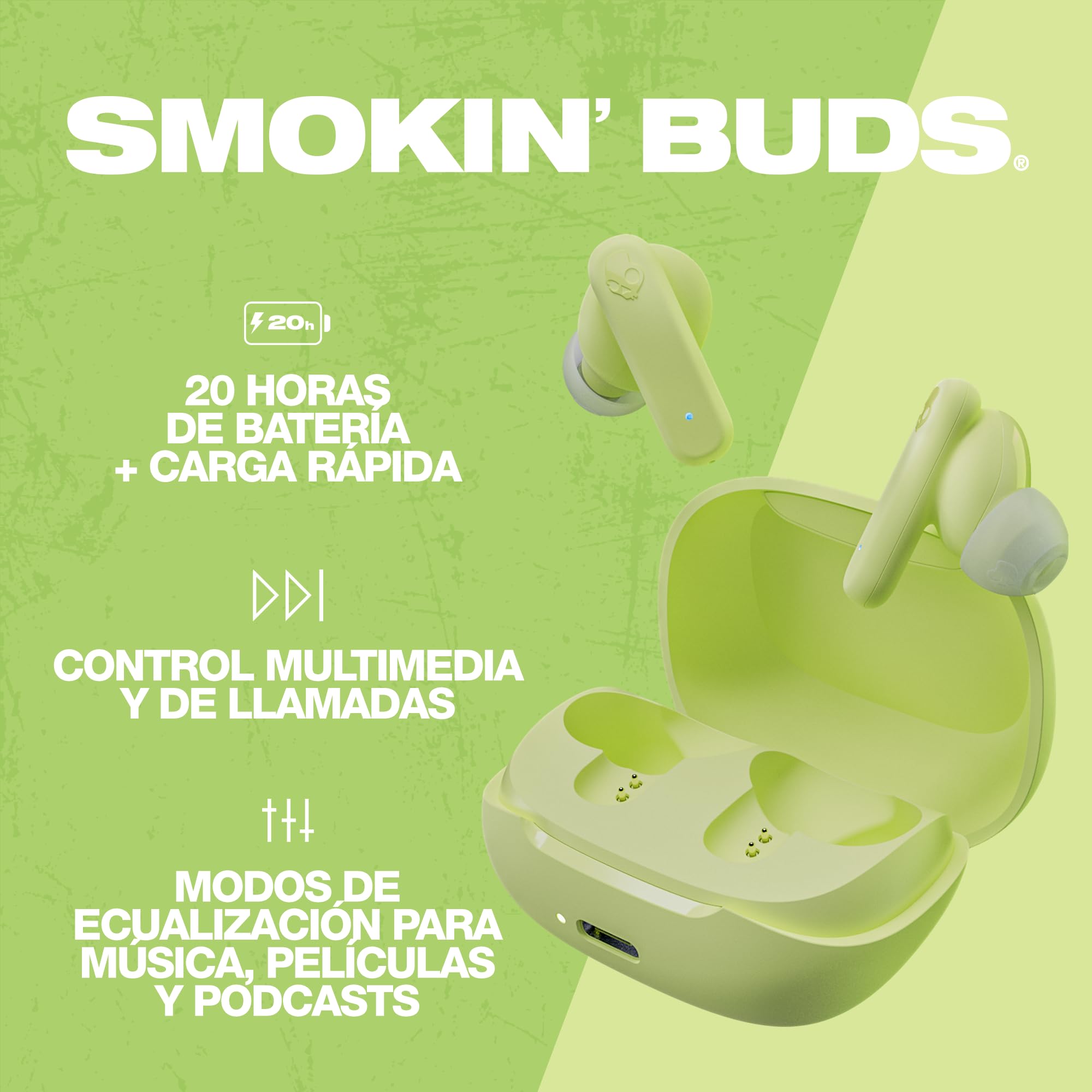 Foto 2 | Auriculares Inalámbricos Skullcandy Smokin Bud - Venta Internacional