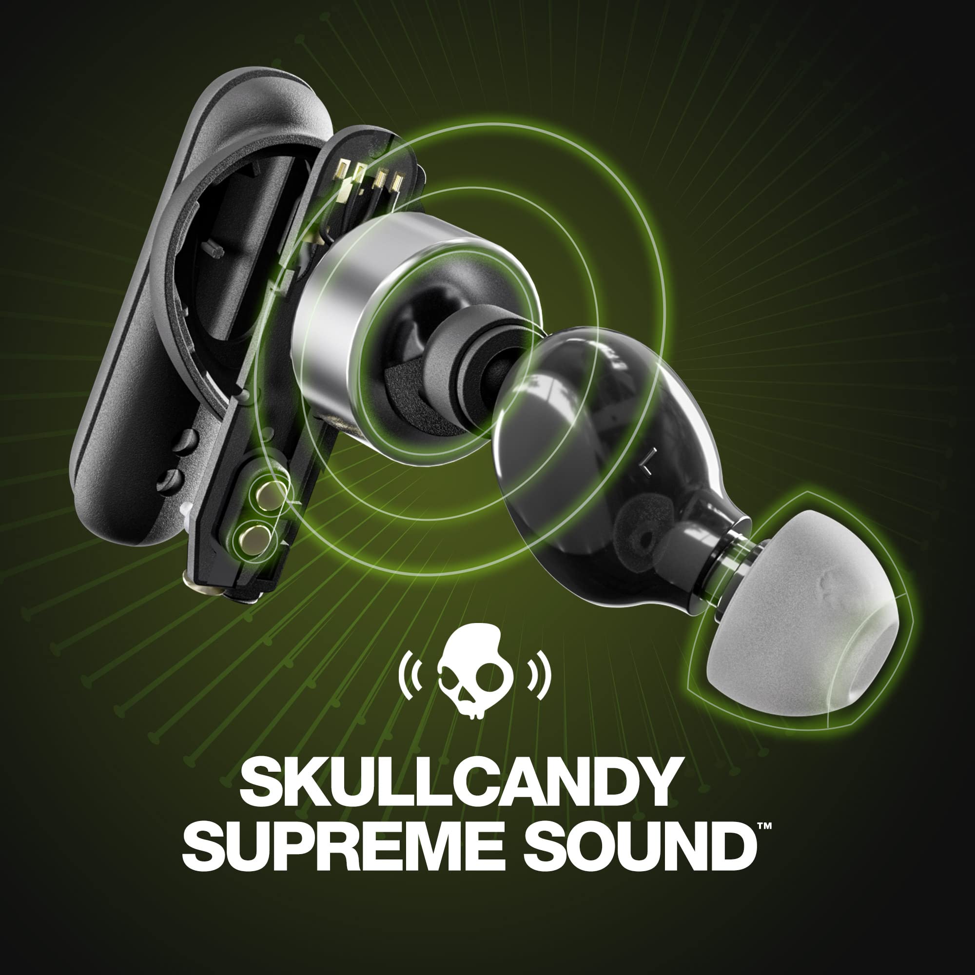 Foto 4 pulgar | Auriculares Inalámbricos Skullcandy Smokin Bud Negros - Venta Internacional