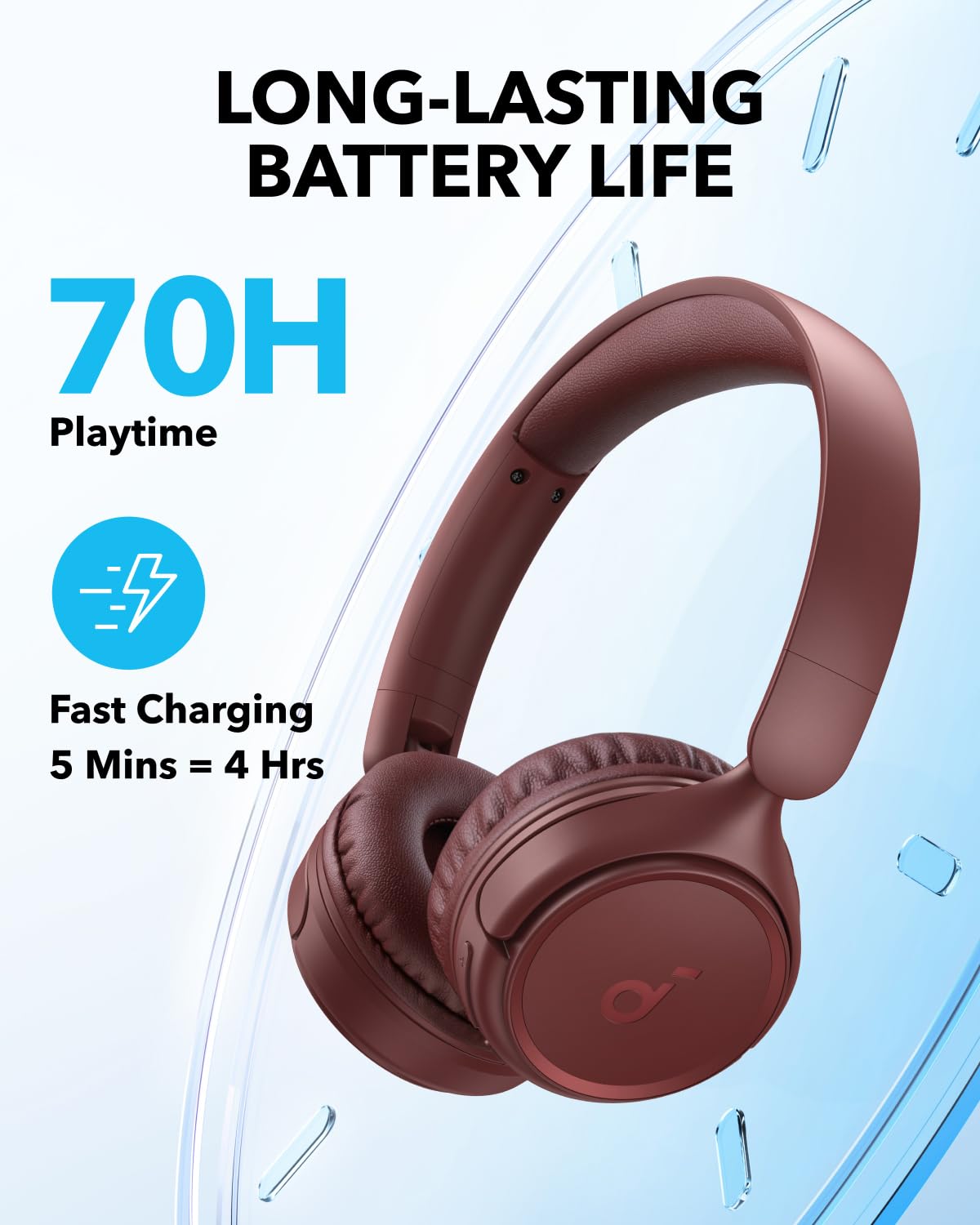 Foto 4 pulgar | Auriculares Supraaurales Inalámbricos Soundcore H30i Con 70 Horas de Reproducción - Venta Internacional
