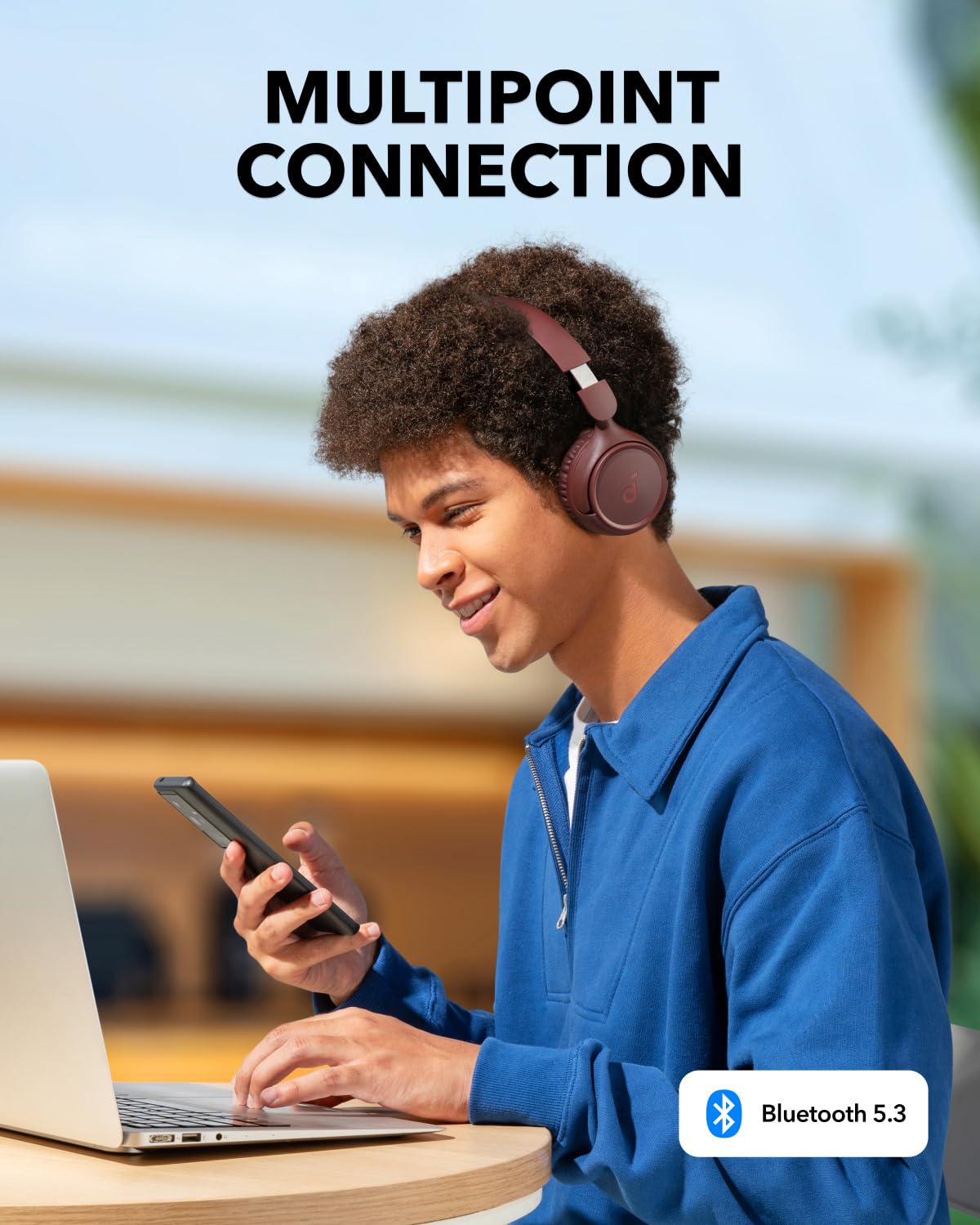 Foto 6 pulgar | Auriculares Supraaurales Inalámbricos Soundcore H30i Con 70 Horas de Reproducción - Venta Internacional
