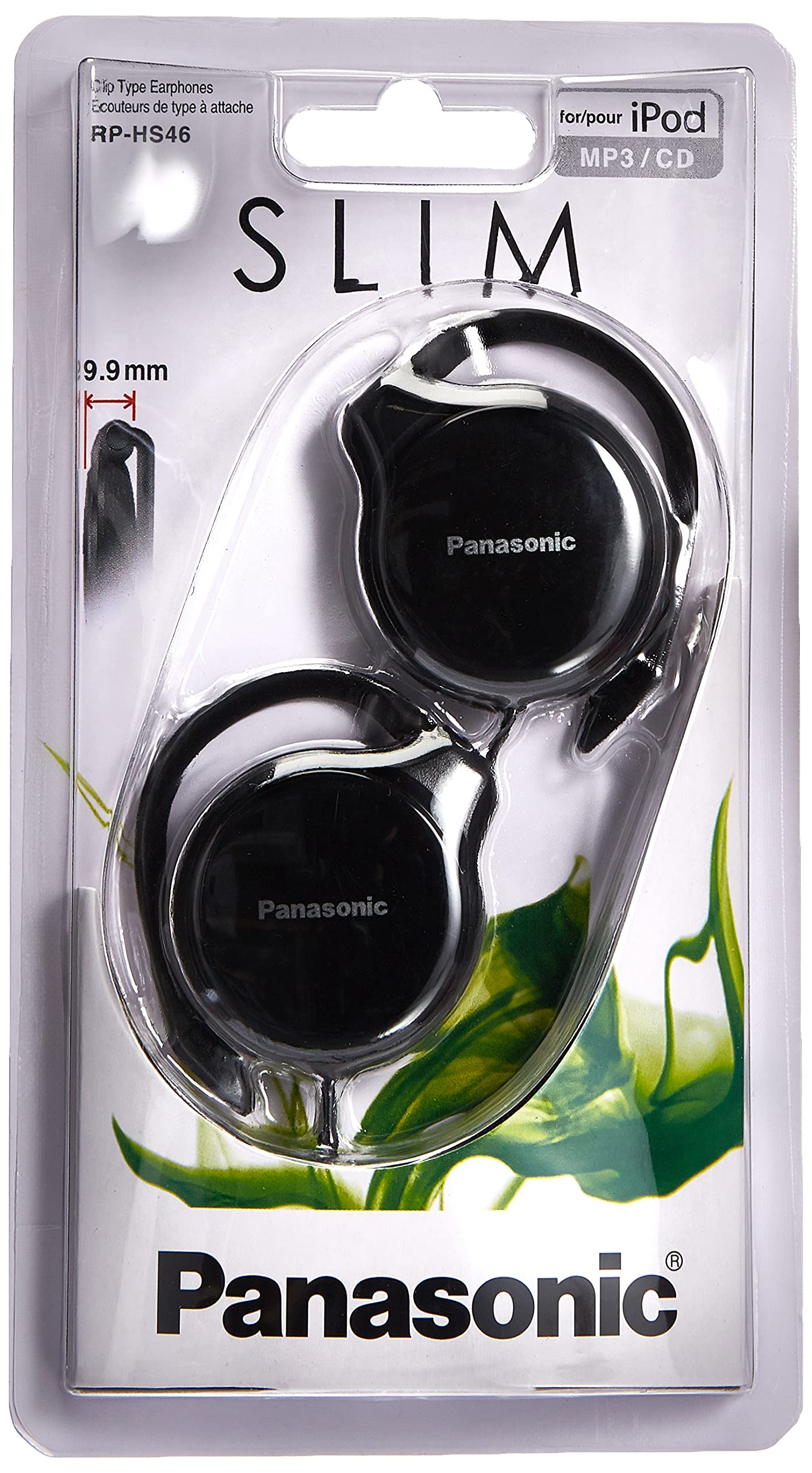 Foto 2 pulgar | Auriculares Panasonic Rp-hs46e-k Slim con Clip Negros - Venta Internacional