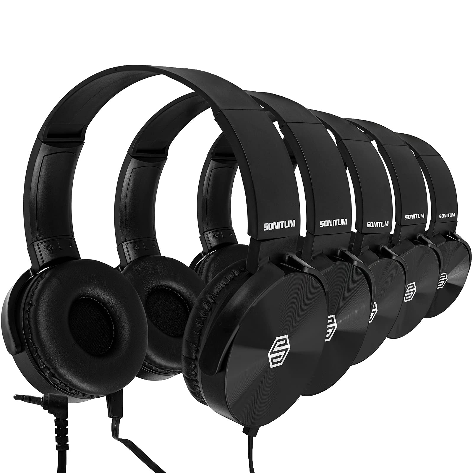 Foto 2 pulgar | Auriculares Sonitum Classroom Paquete De 10 Unidades Supraaurales Para Estudiantes Color Negro - Venta Internacional
