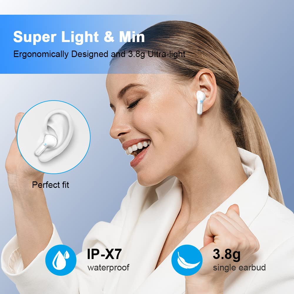 Foto 6 pulgar | Auriculares Bluetooth Ordtop V5.3 Auriculares Inalámbricos - Venta Internacional