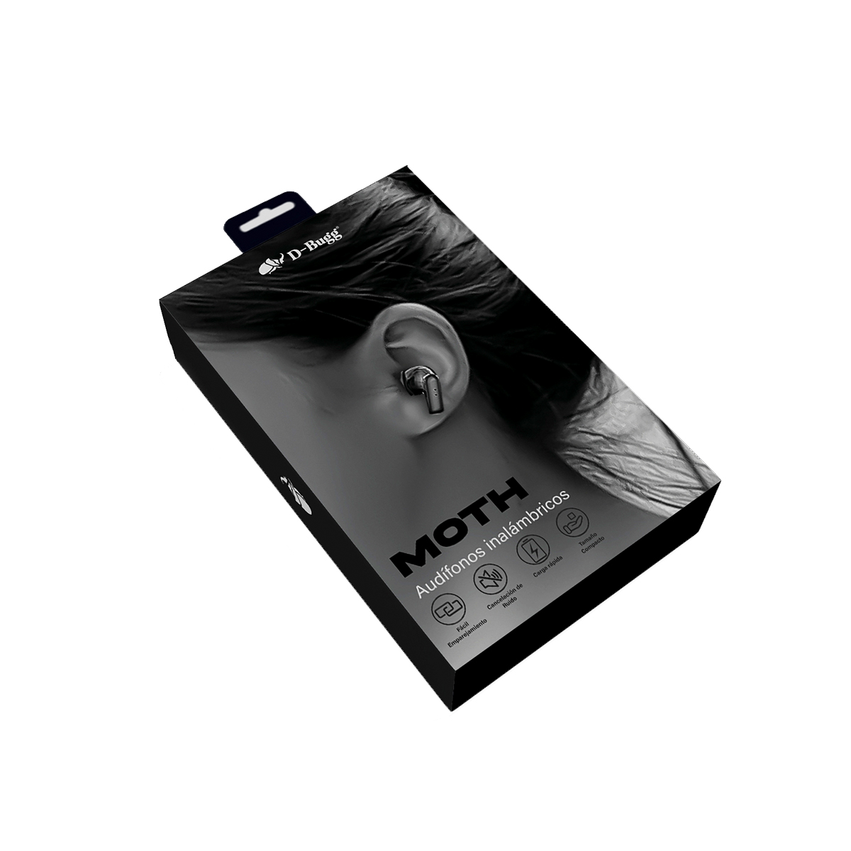 Foto 4 pulgar | Audífonos Inalámbricos Conexión Bluetooth D-Bugg Negro