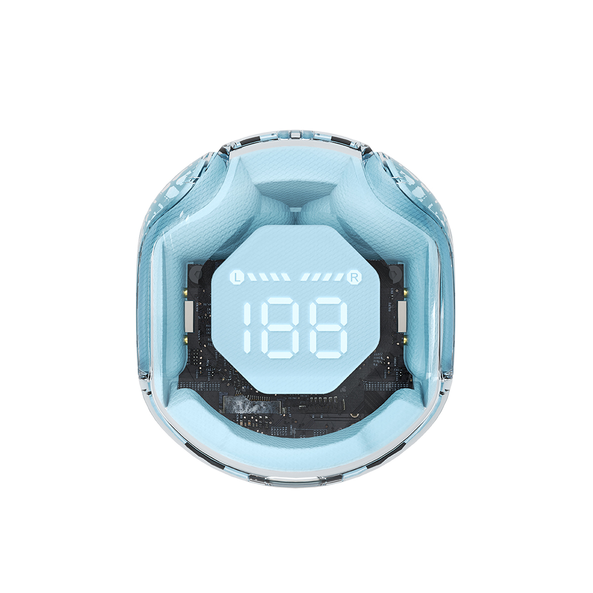 Foto 4 pulgar | Audífonos Inalámbricos D-Bugg Azul Conexión Bluetooth