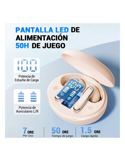 Foto 4 | Audífonos True Wireless Petukita Box Rosas con Bluetooth