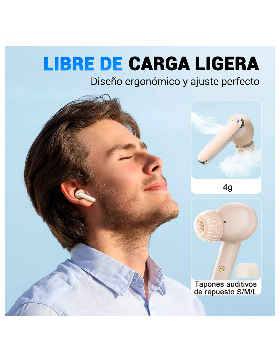 Foto 7 pulgar | Audífonos True Wireless Petukita Box Rosas con Bluetooth