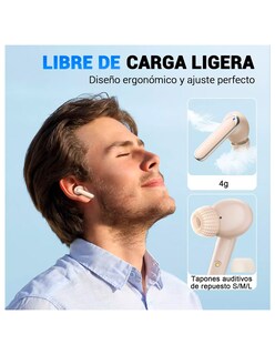Foto 6 | Audífonos True Wireless Petukita Box Rosas con Bluetooth