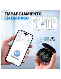 Foto 3 | Audífonos True Wireless Petukita Box Negros con Bluetooth