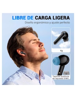 Foto 6 | Audífonos True Wireless Petukita Box Negros con Bluetooth