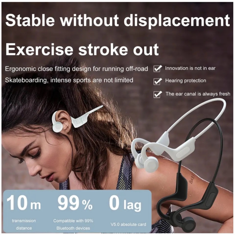 Foto 2 pulgar | Auriculares Bluetooth De Conducción Ósea Ks38 Ipx-5 Impermeables - Venta Internacional.
