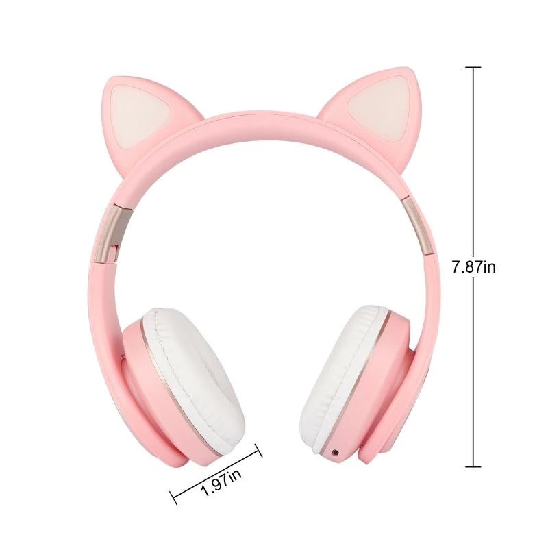 Foto 6 pulgar | Auriculares Inalámbricos Bluetooth M1 Cat Pink 5.0 Con Luz Led - Venta Internacional.