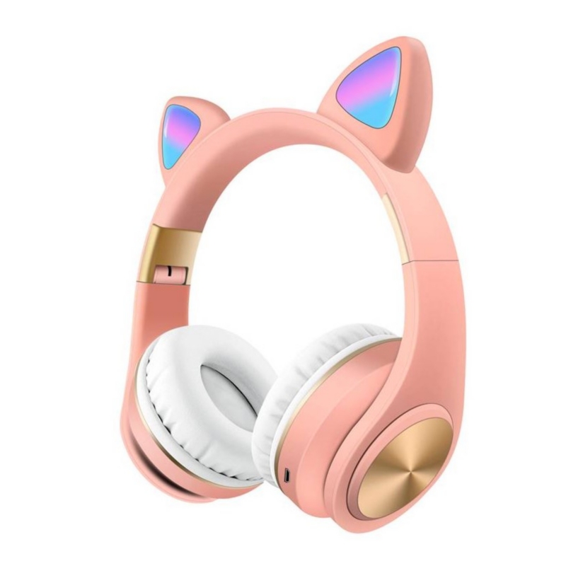 Foto 7 pulgar | Auriculares Inalámbricos Bluetooth M1 Cat Pink 5.0 Con Luz Led - Venta Internacional.