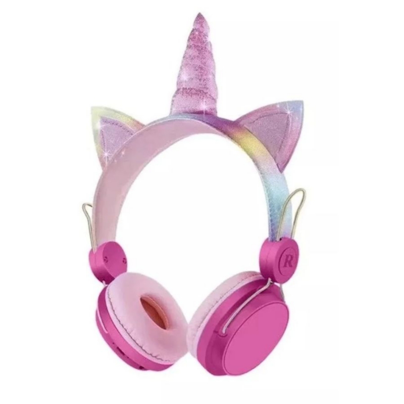 Foto 2 pulgar | Auriculares Inalámbricos Bluetooth Con Diseño De Unicornio Rosa Para Niña - Venta Internacional.