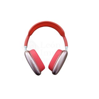Foto 2 | Auriculares Bluetooth P9 Inalámbricos Con Cancelación De Ruido Rojos - Venta Internacional.