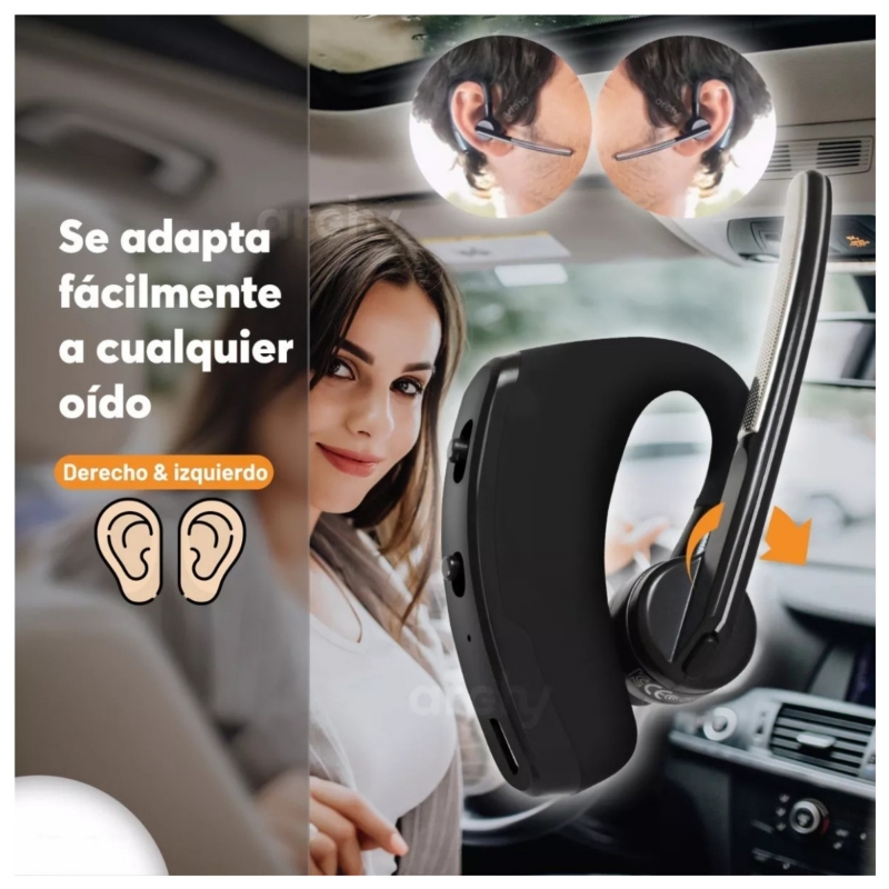 Foto 2 | Auriculares Bluetooth Manos Libres Voyager Micrófono V8 - Venta Internacional.