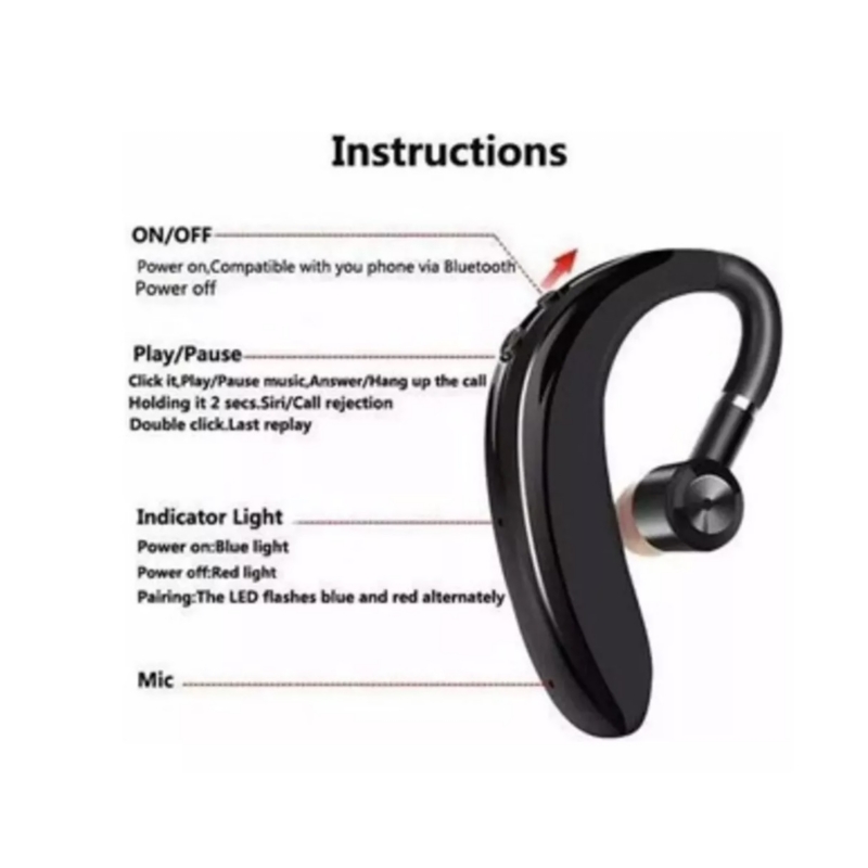 Foto 6 pulgar | Auriculares Inalámbricos Bluetooth S109 Comfort Quality Ipx7 - Venta Internacional.