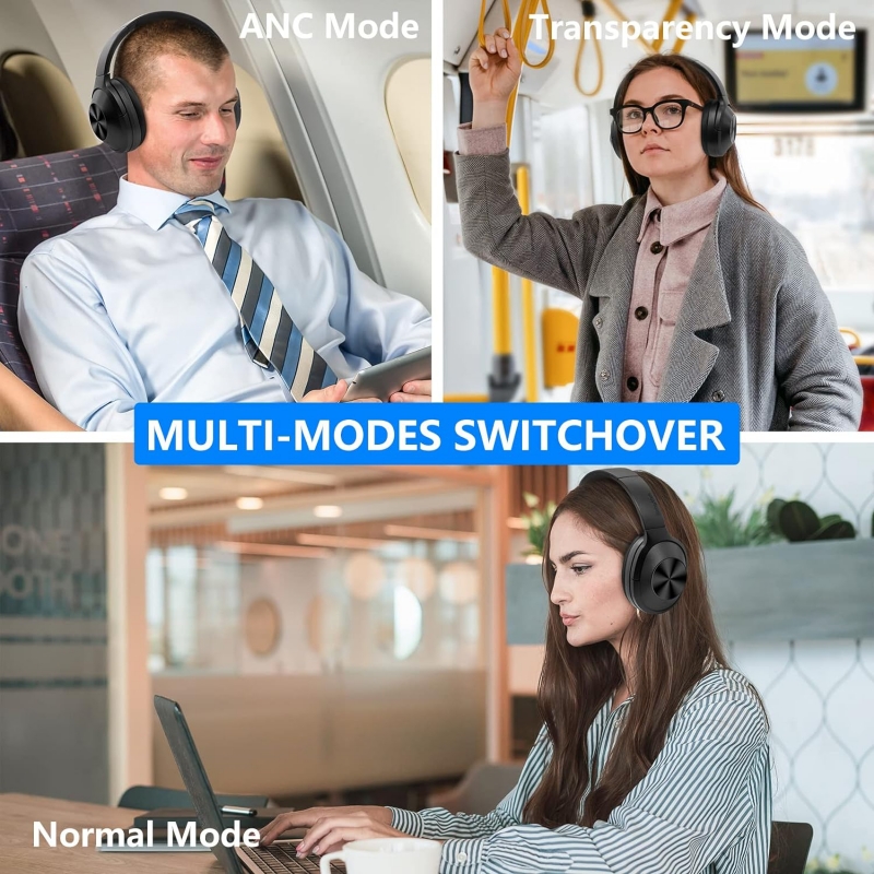 Foto 5 pulgar | Audífonos Inalámbricos Negros con Bluetooth-Venta Internacional