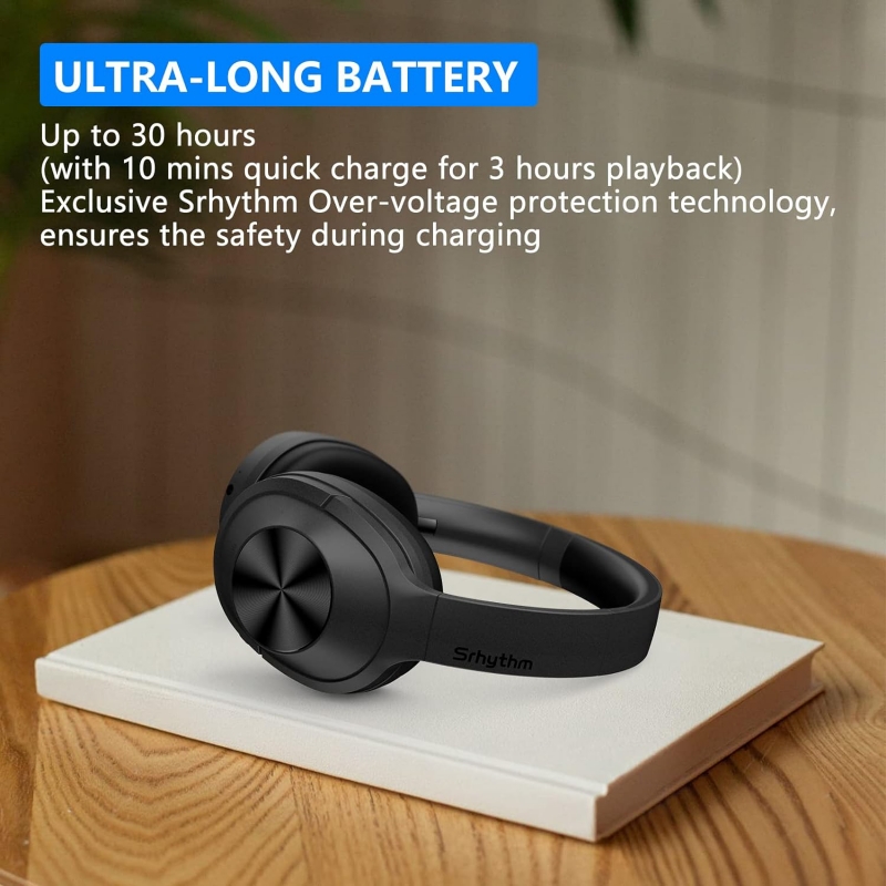 Foto 7 pulgar | Audífonos Inalámbricos Negros con Bluetooth-Venta Internacional