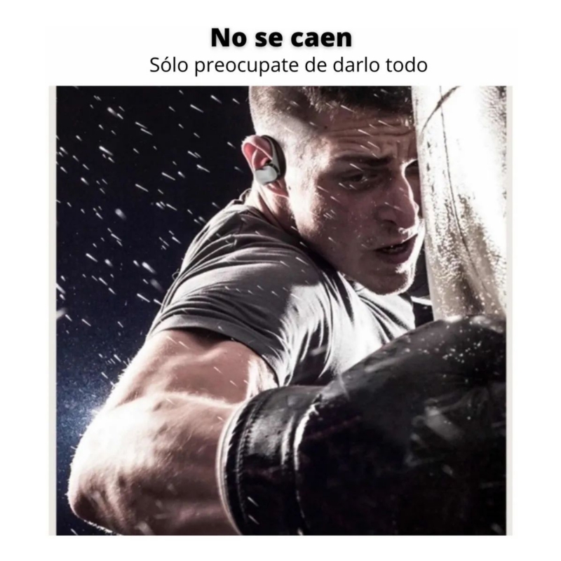Foto 6 pulgar | Auriculares Bluetooth Anticaída Para Iphone Y Android Deportivos - Venta Internacional.