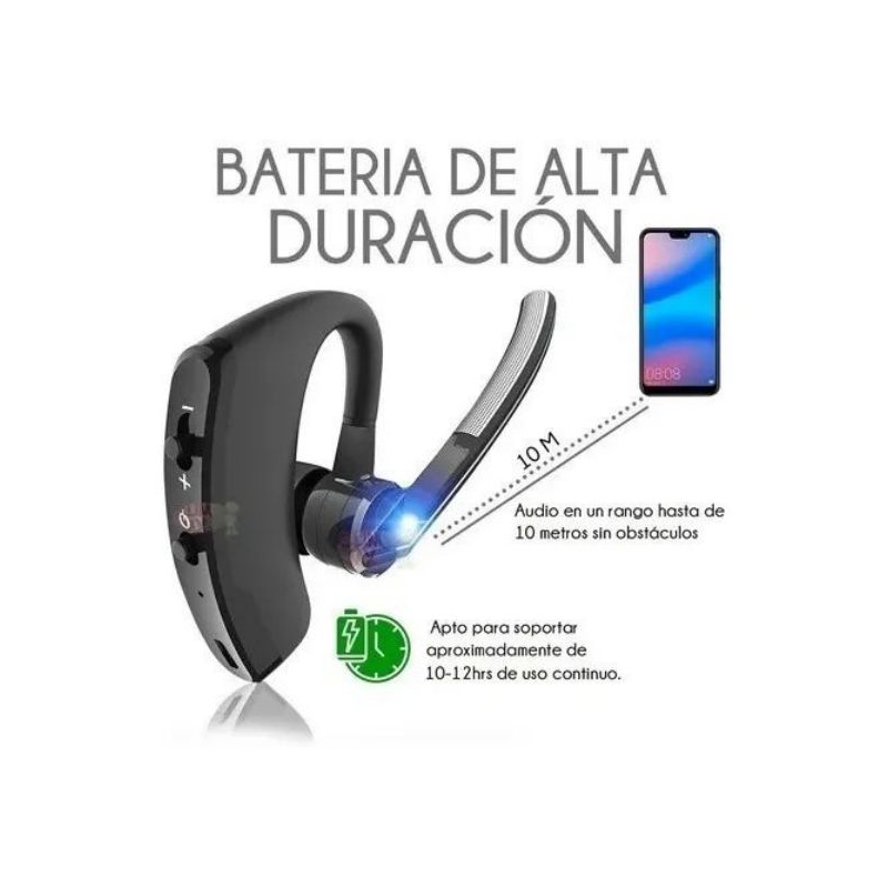 Foto 5 pulgar | Auriculares Mono Bluetooth V8 Auriculares Orales Con Manos Libres - Venta Internacional.
