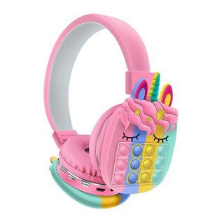 Foto 1 | Auriculares Inalámbricos Bluetooth Unicorn Girl Con Mp3 Y Tarjeta Sd - Venta Internacional.
