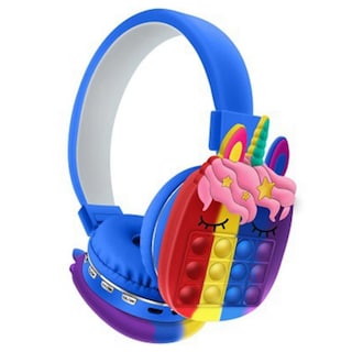Foto 2 | Auriculares Inalámbricos Bluetooth Unicorn Girl Con Mp3 Y Tarjeta Sd - Venta Internacional.