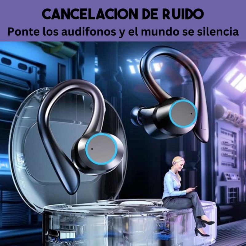 Foto 3 pulgar | Auriculares Inalámbricos Bluetooth Con Micrófono Deportivo - Venta Internacional.