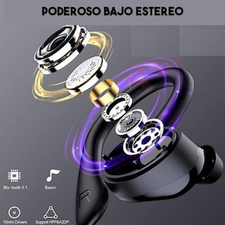 Foto 4 | Auriculares Inalámbricos Bluetooth Con Micrófono Deportivo - Venta Internacional.