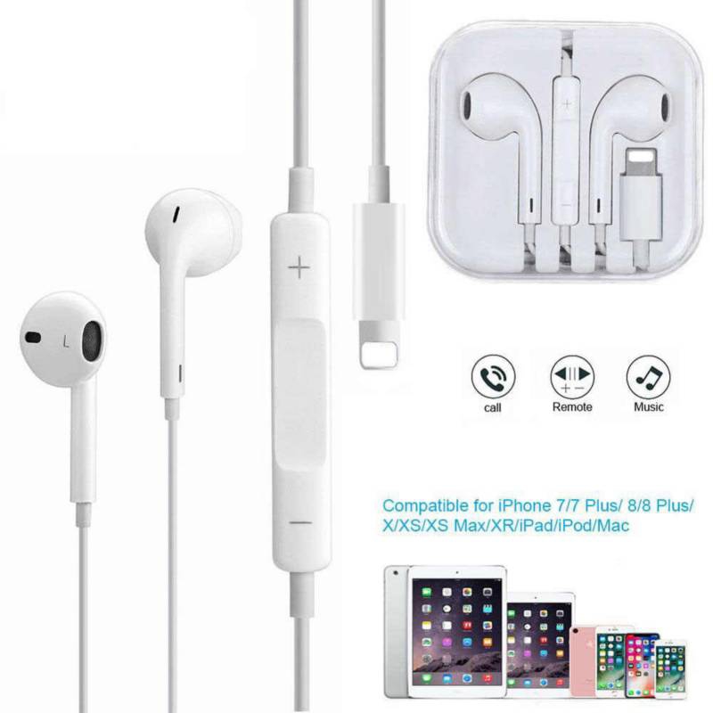 Foto 2 pulgar | Auriculares Para Iphone Lightning Con Sonido Hd Y Noise Redu - Venta Internacional.