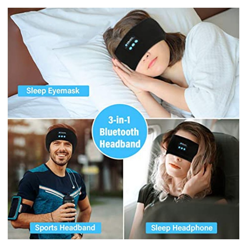 Foto 4 | Auriculares Inalámbricos Para Dormir Con Diadema Deportiva Bt50 - Venta Internacional.