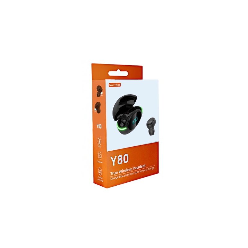 Foto 4 pulgar | Auriculares Inalámbricos Y80 Bluetooth 5.1 Estéreo Ipx4 Impermeables - Venta Internacional.