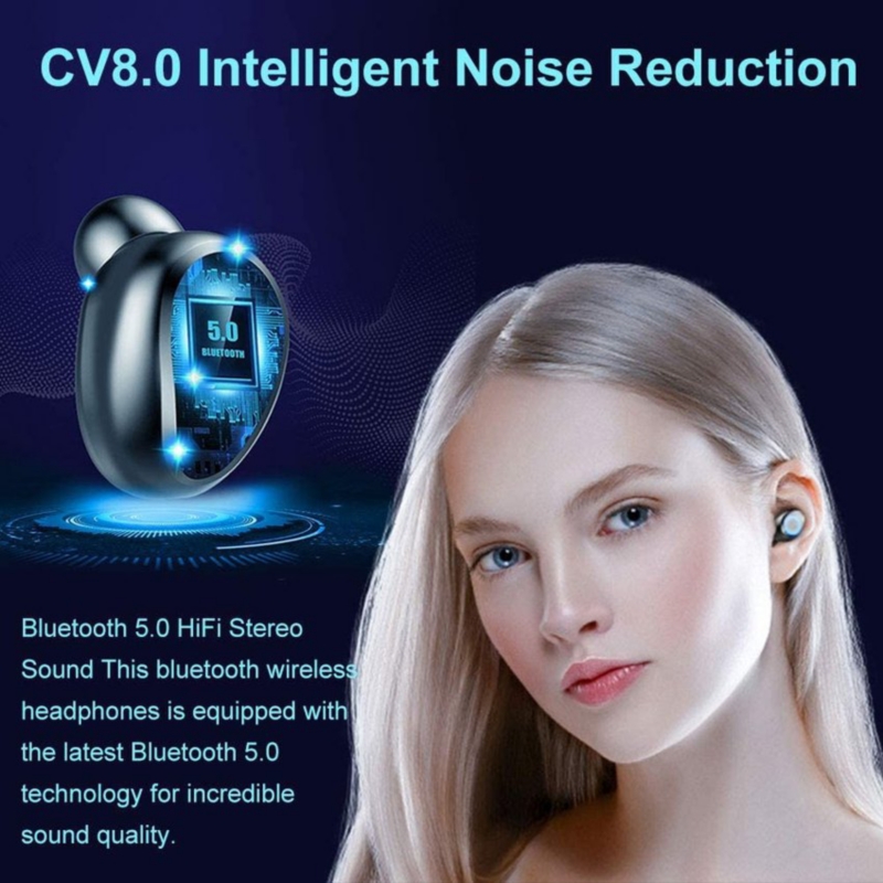 Foto 4 pulgar | Auriculares Estéreo Con Cancelación De Ruido Bluetooth 5.0 Hifi - Venta Internacional.