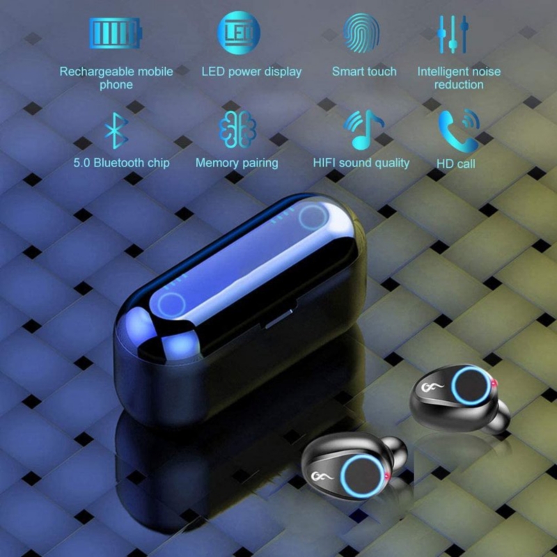 Foto 5 pulgar | Auriculares Estéreo Con Cancelación De Ruido Bluetooth 5.0 Hifi - Venta Internacional.
