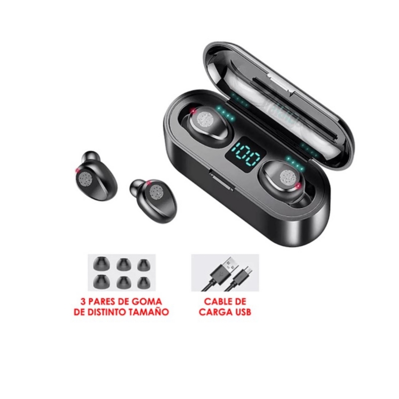Foto 2 | Auriculares Inalámbricos Bluetooth Akst230 Con Banco De Energía - Venta Internacional.