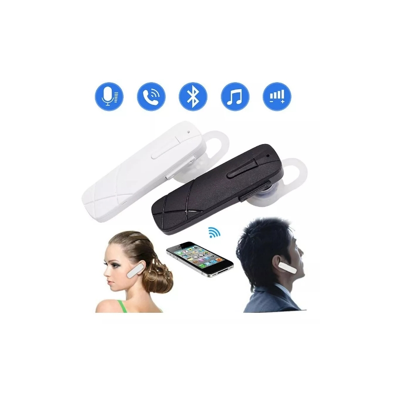 Auriculares Intraurales Inalámbricos Bluetooth Negros - Venta Internacional.