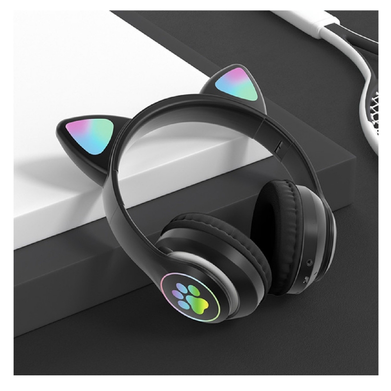 Foto 2 pulgar | Auriculares Inalámbricos Bluetooth Audiphone Cat Ears Con Micrófono, Color Negro - Venta Internacional.