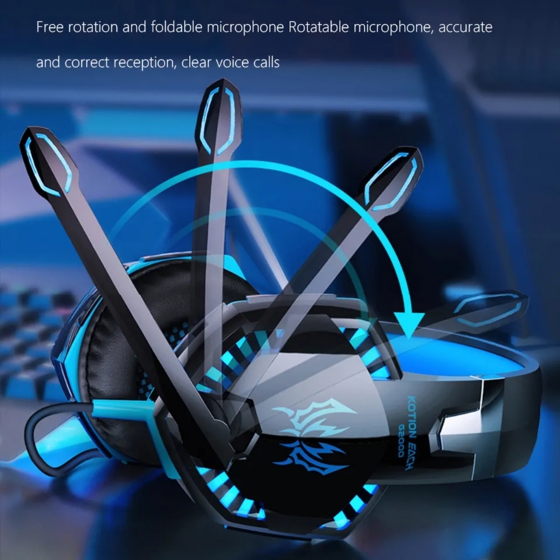 Foto 3 pulgar | Auriculares Para Juegos Kotion Each G2000 Estéreo Con Usb De 3,5 Mm, Color Negro - Venta Internacional.