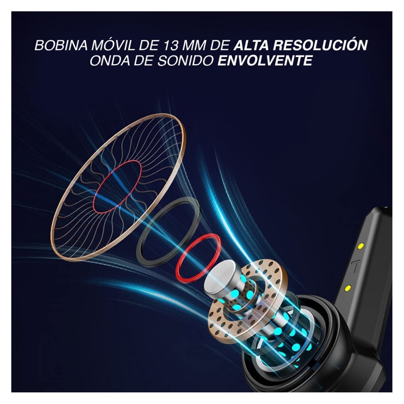 Foto 3 pulgar | Auriculares Reisen R1 Tws Bluetooth 5.1 Negros - Venta Internacional.