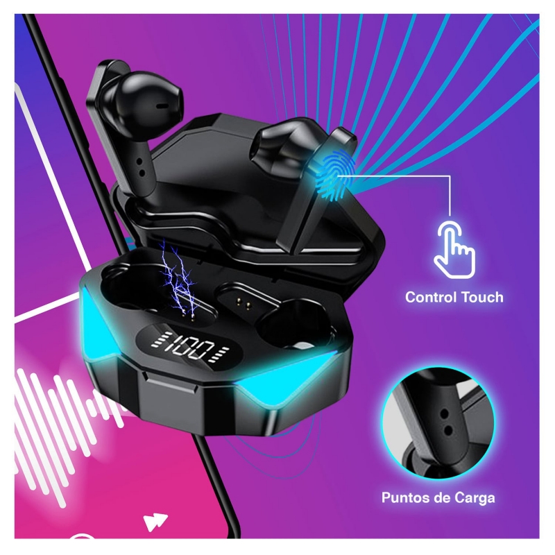 Foto 5 pulgar | Auriculares Reisen R1 Tws Bluetooth 5.1 Negros - Venta Internacional.